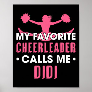 Póster Mi animadora favorita me llama Didi Cheerleading
