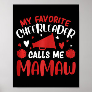 Póster Mi animadora favorita me llama Mamaw porrista