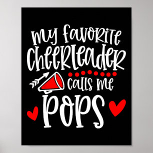 Póster Mi animadora favorita me llama Pops divertido anim
