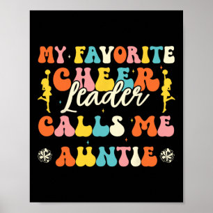 Póster Mi animadora favorita me llama tía Cheerleadi
