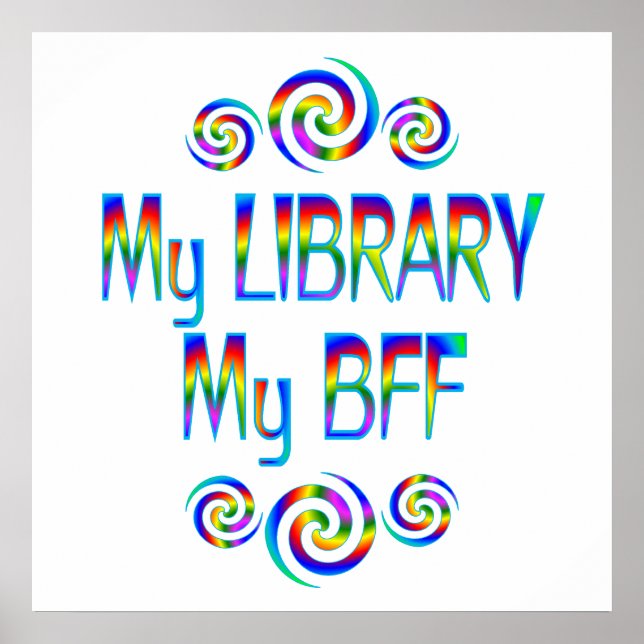 Póster Mi biblioteca BFF (Frente)