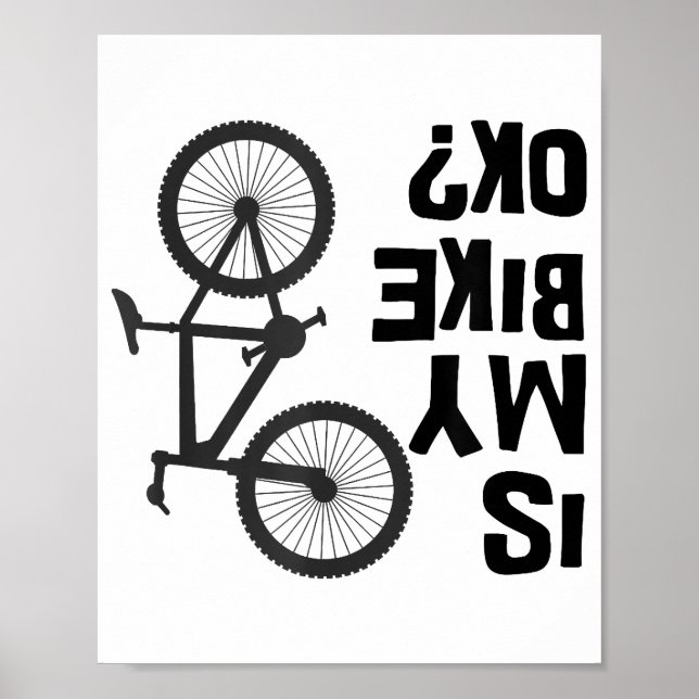 Póster ¿Mi bicicleta está bien? (Frente)