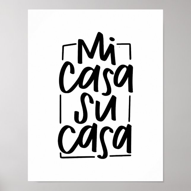 Póster Mi Casa Su Casa (Frente)