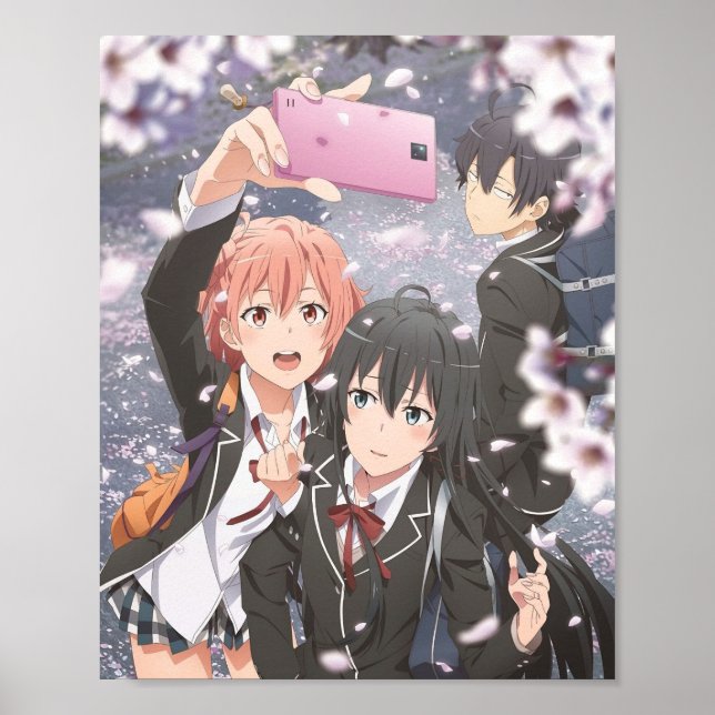 Póster Mi comedia romántica adolescente Snafu Climax (Frente)