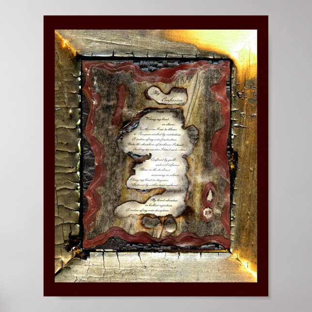 Póster Mi confesión (Frente)