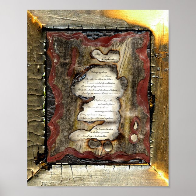 Póster Mi confesión (Frente)