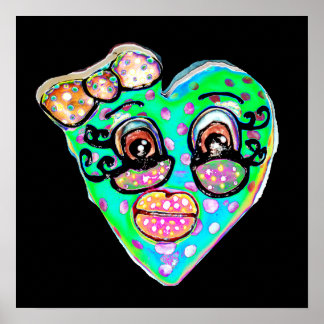 Póster Mi corazón azul