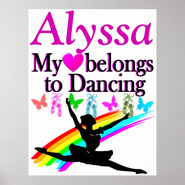 PÓSTER MI CORAZÓN PERTENECE AL POSTER PERSONALIZADO DE BA (Frente)