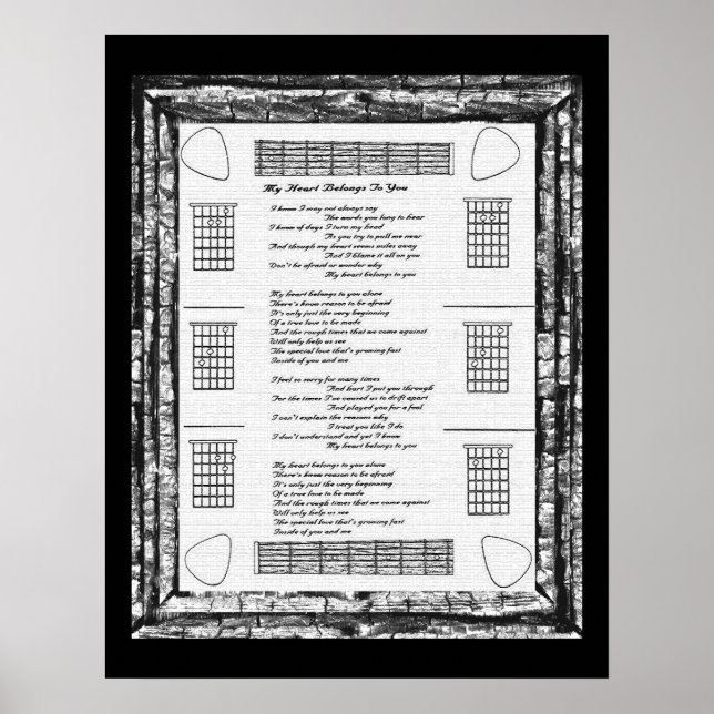 Póster Mi Corazón Te Pertenece (Frente)