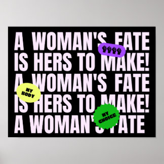 Póster Mi cuerpo es mi feminista