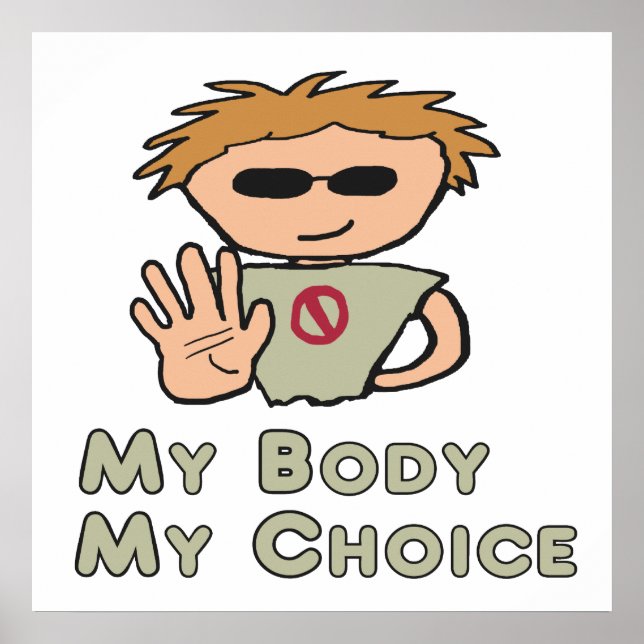 Póster Mi cuerpo mi elección (Frente)