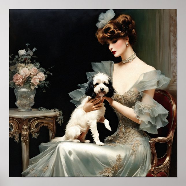 Póster Mi Dama Y Su Cachorro (Frente)