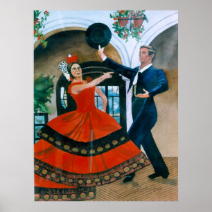 Póster Mi danza (flamenco)