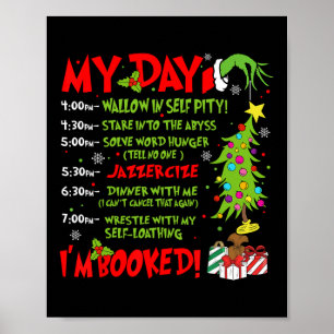 Póster Mi día me encantan los Navidades de Santa Navidad