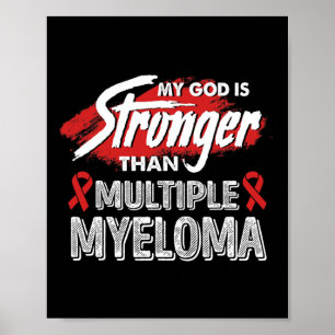 Póster Mi Dios Es Más Fuerte De Lo Que La Sangre De Mielo