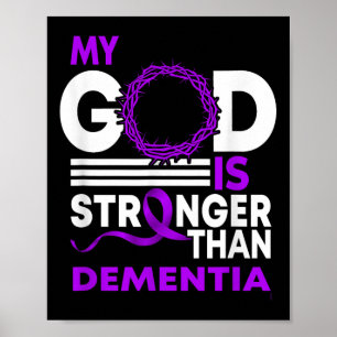 Póster Mi Dios Es Más Fuerte Que La Cinta De Conciencia D