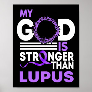Póster Mi Dios Es Más Fuerte Que La Cinta De Conciencia S