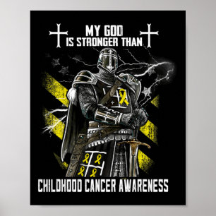 Póster Mi Dios Es Más Fuerte Que La Conciencia Sobre El C