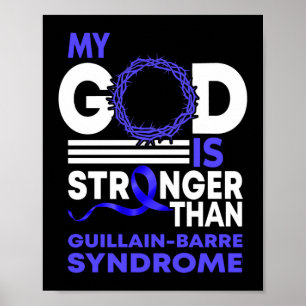 Póster Mi Dios más fuerte que el síndrome de Guillain-Bar