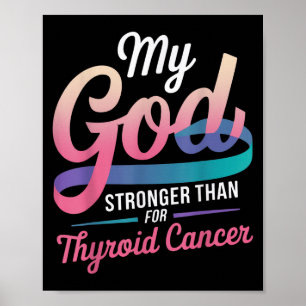 Póster Mi Dios Más Fuerte Que Para La Conciencia Sobre El