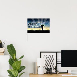 Póster "Mi esperanza es renovada" Motivación Afirmación