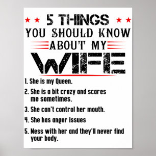 Póster Mi esposa