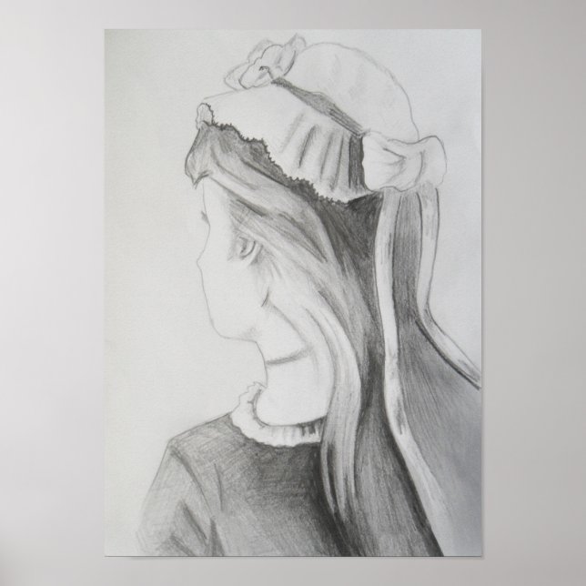 Póster Mi esposa y mi suegra ilusión óptica (Frente)