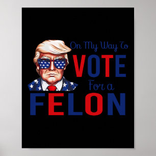Póster Mi Forma De Votar Por Una Cita Divertida De Felon