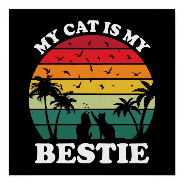 Póster Mi gato es mi mejor amigo (Anverso)