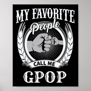 Póster Mi gente favorita me llama Gpop Puño especial