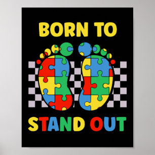 Póster Mi hermano es Li autista para tomar conciencia del