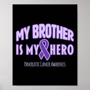 Póster Mi Hermano Es Mi Héroe - Avisos Pancreáticos Sobre