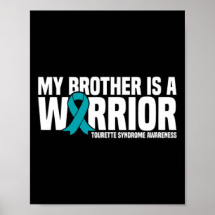Póster Mi Hermano Es Un Awarato Del Síndrome De Tourette 