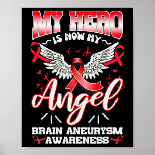 Póster Mi héroe ahora es mi ángel aneurisma cerebral intr