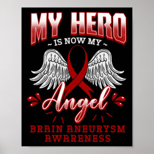 Póster Mi héroe ahora es mi ángel aneurisma cerebral intr