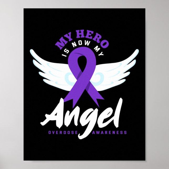 Póster Mi héroe ahora es mi ángel fin sobredosis sobredos (Frente)