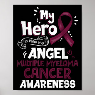 Póster Mi Héroe Ahora Es Mi Cáncer De Mieloma Múltiple An