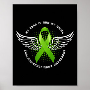 Póster Mi Héroe Ahora Es Mi Cholangiocarcinoma Angel