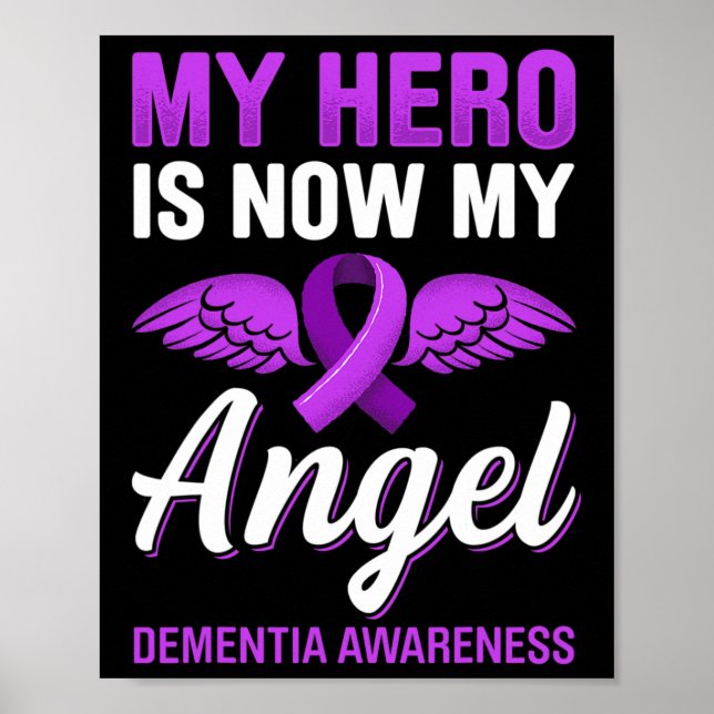 Póster Mi héroe es ahora mi ángel Dementia Alzheim (Frente)