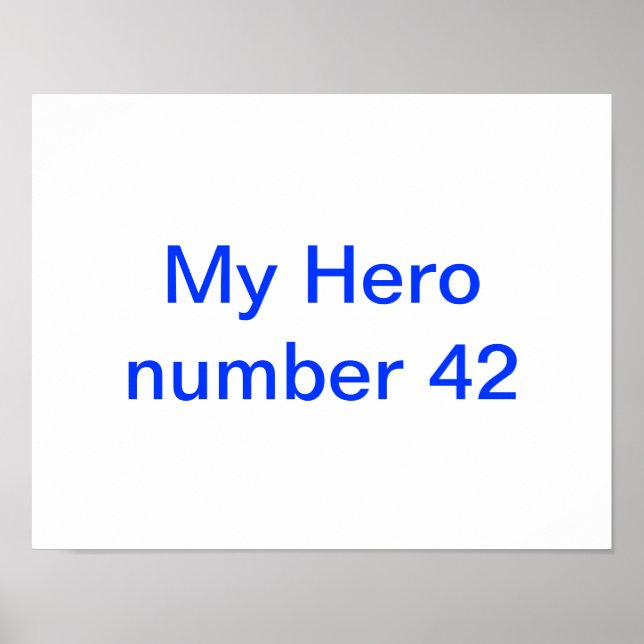 Póster Mi héroe Jackie Robinson poster (Frente)