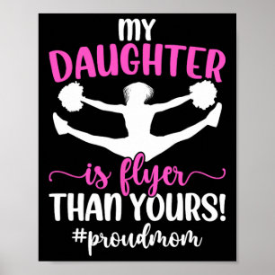 Póster Mi hija animadora mamá de una mamá animadora anima