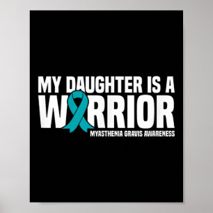 Póster Mi Hija Es Una Guerrera Miastenia Gravis