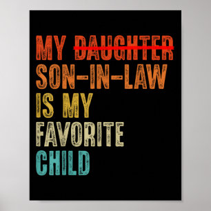 Póster Mi Hijo De Derecho Es Mi Humor Infantil Favorito -