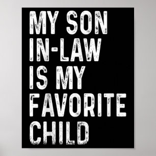Póster Mi Hijo En La Ley Es Mi Hijo Favorito, Padres Cami