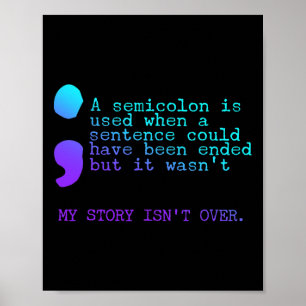 Póster Mi historia no termina de un semicilón para preven