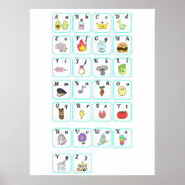 Póster Mi imprimario abecedario