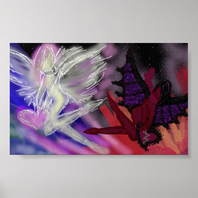 Póster Mi inspirado Valentine. (Frente)