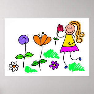 Póster Mi jardín