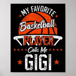 Póster Mi jugador de Sketll favorito me llama Gigi Abuela