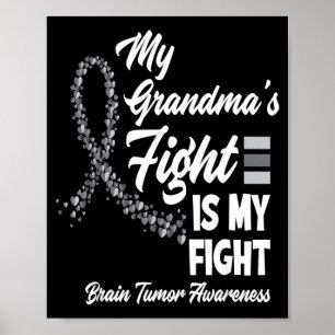 Póster Mi lucha de mi abuela es mi lucha tumor cerebral